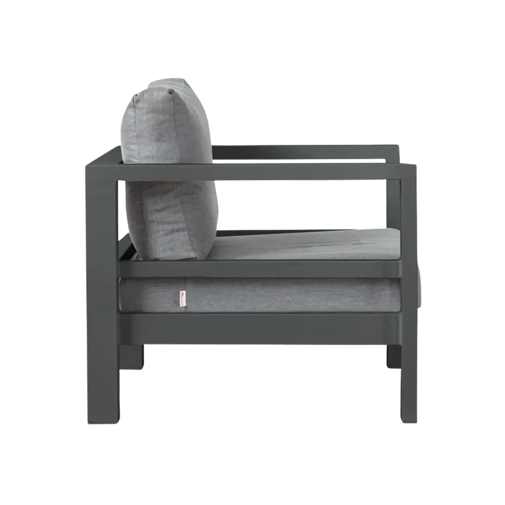 Amazon Aluminium Outdoor Club Chair (Charcoal)