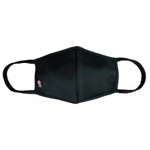 Black Double Layered 3D Shape Protective Face Mask MADE in USA with tag