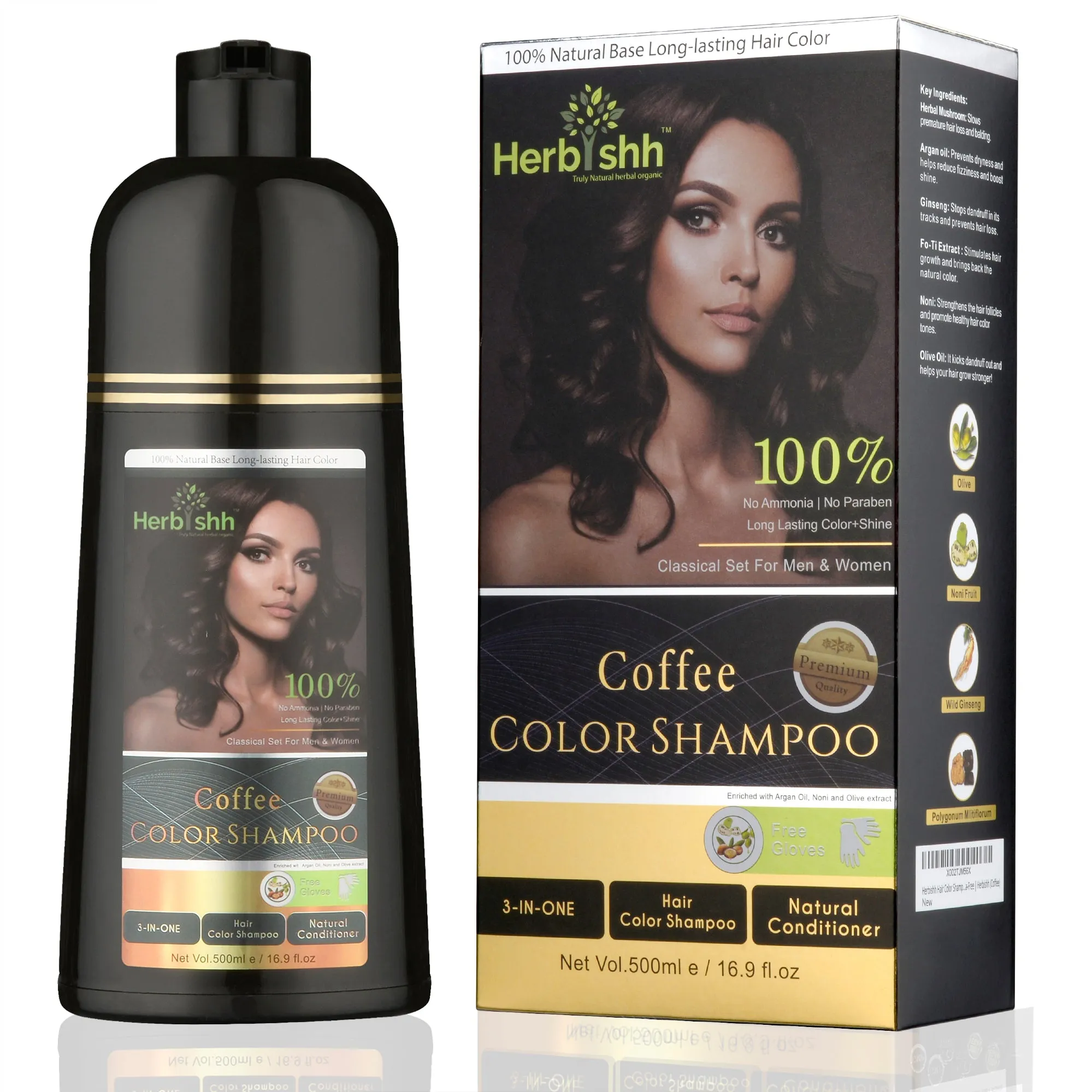 Coffee Herbishh Color Shampoo