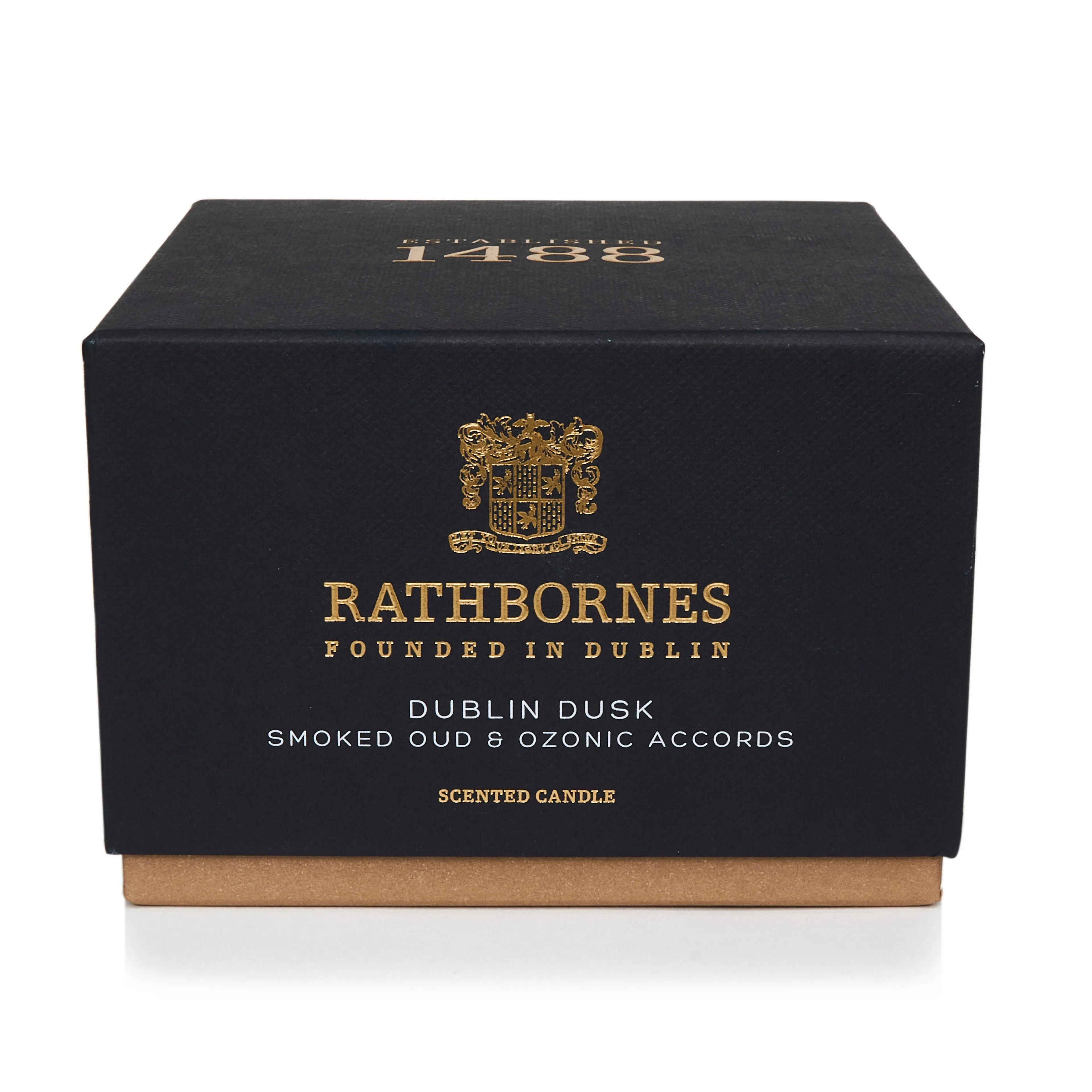 Dublin Dusk Scented Luxury Candle (Smoked Oud & ozonic accords)