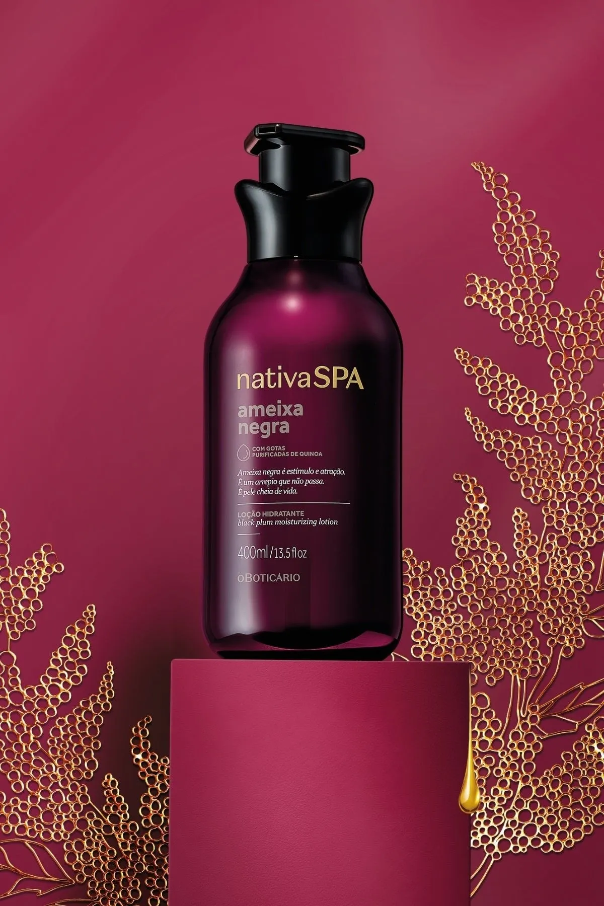 Nativa SPA Black Plum Body Lotion & Oil Set